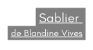Sablier de Blandine Vives